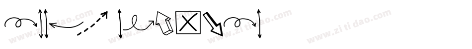 Arrow Regular字体转换